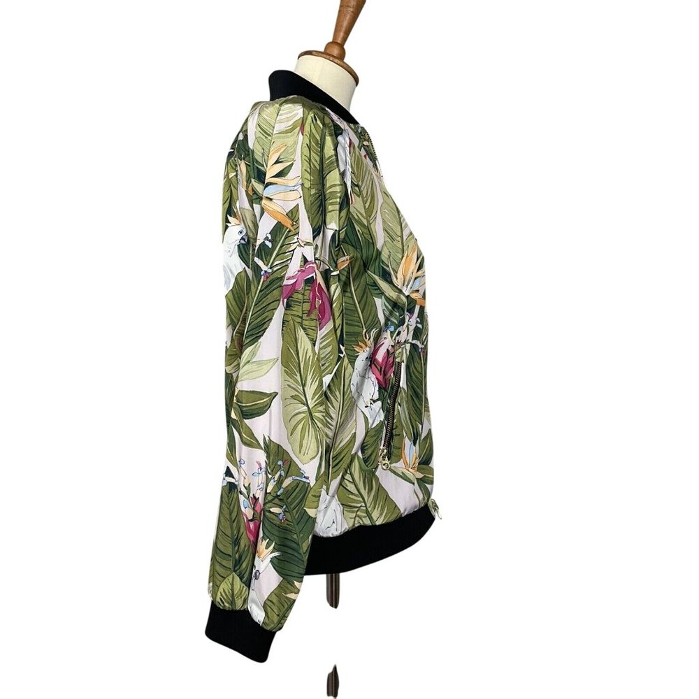 Woolrich Chemung Bomber Jacket Womens Size S Tropical NWT - Picture 2 of 12